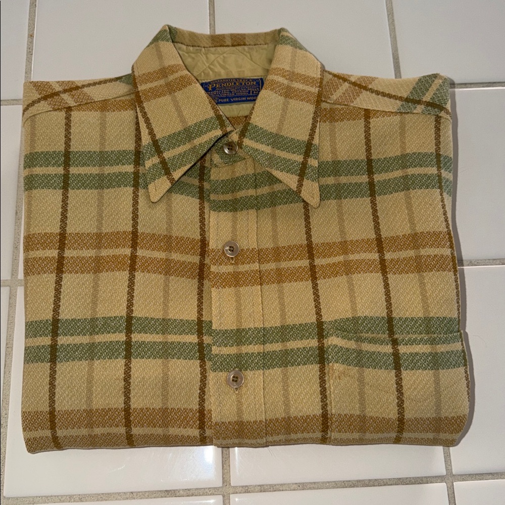 Pendleton short sleeve board shirt wool button down M 🐈‍⬛